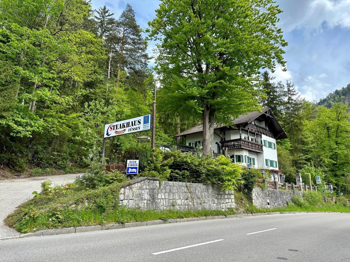 Pension Steakhaus Fuessen Fussen Exterior foto